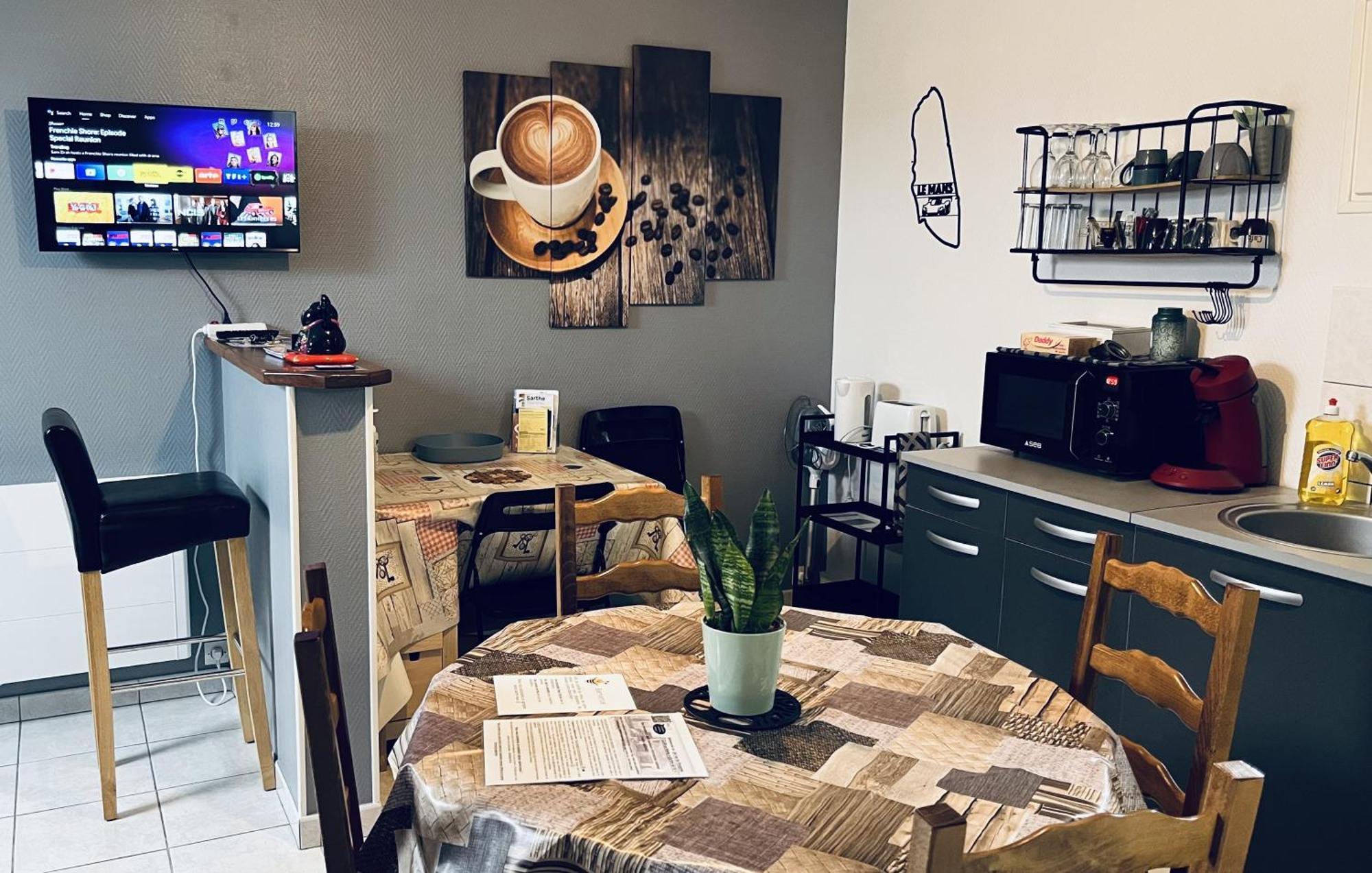 Apartament L'Arbre De Vy - T2 42M2 Independant, 5 Pers, Garage, Proche Gare Le Mans Zewnętrze zdjęcie